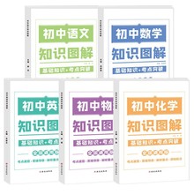 2023新 通用版 初中知识图解语文数学英语物理化学考点突破专项训