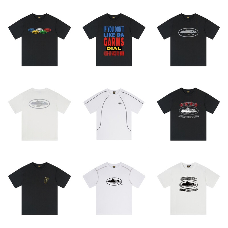 American Trendy Brand Corteiz Alcatraz Cruise Ship Print Loose Casual Sports Unisex Short-Sleeved T-Shirt Collection American Trendy Brand Corteiz Alcatraz Cruise Ship Print Loose Casual Sports Unisex Short-Sleeved T-Shirt Collection