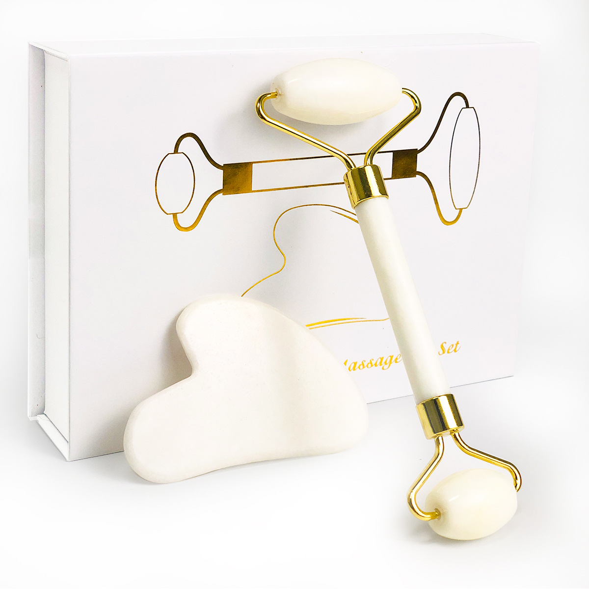 화이트 크림 선물 상자