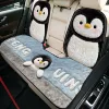 Plush seat made of faux fur, set, pillow, pinguin, 3 pieces, 1 pieces, 2 pieces