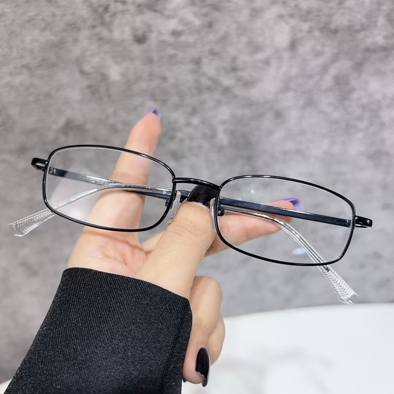 金丝眼镜框女新款网红素颜超轻金属近视成品防蓝光眼镜批发|undefined