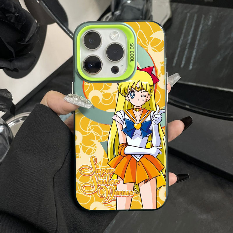美少女战士适用于苹果15欧美17promax手机壳iphone16卡通14少女13|undefined