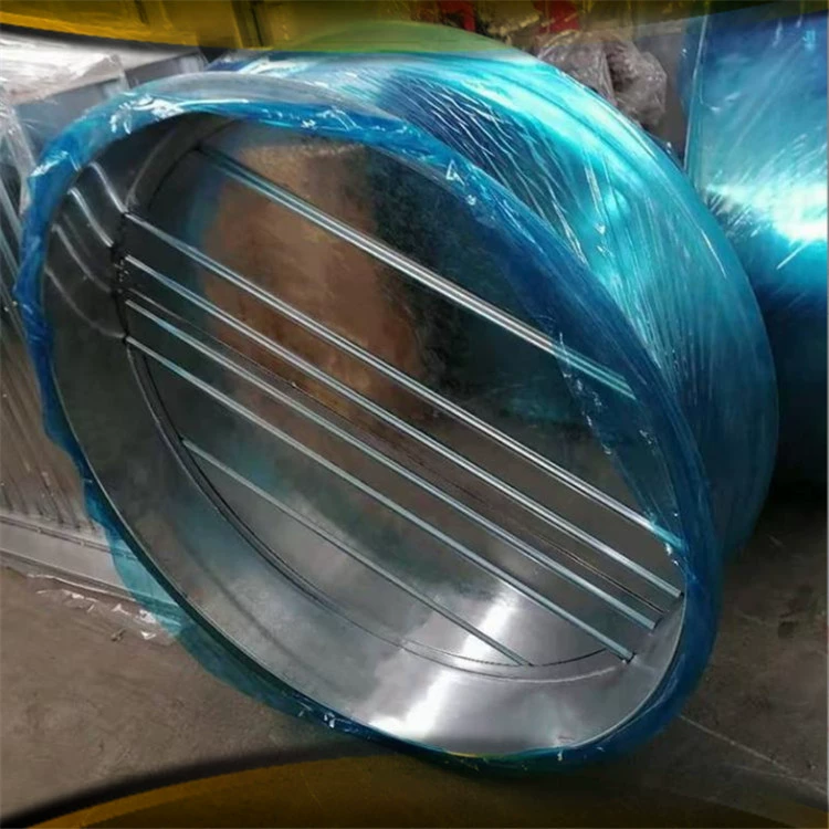 Круглый противопожарный демпфер электрический сигнал автоматический 70 градусов 280 градусов дымовой выхлоп предотвращение пожара круглый клапан