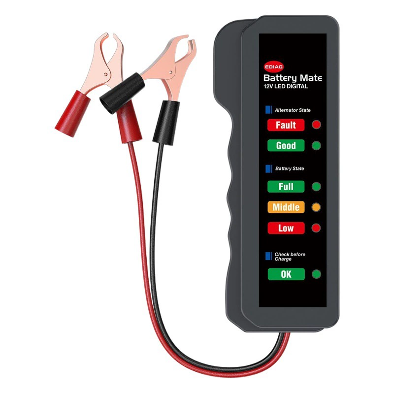 Тестер автомобильного аккумулятора 12V тестер батареи внешней торговли горячей продажи