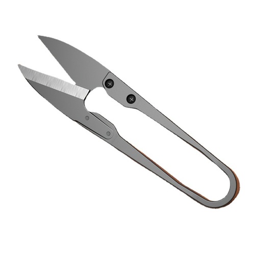 Needlework u-shaped scissors large black yarn scissors handmade cross stitch thread cutting scissors clothing special wholesale