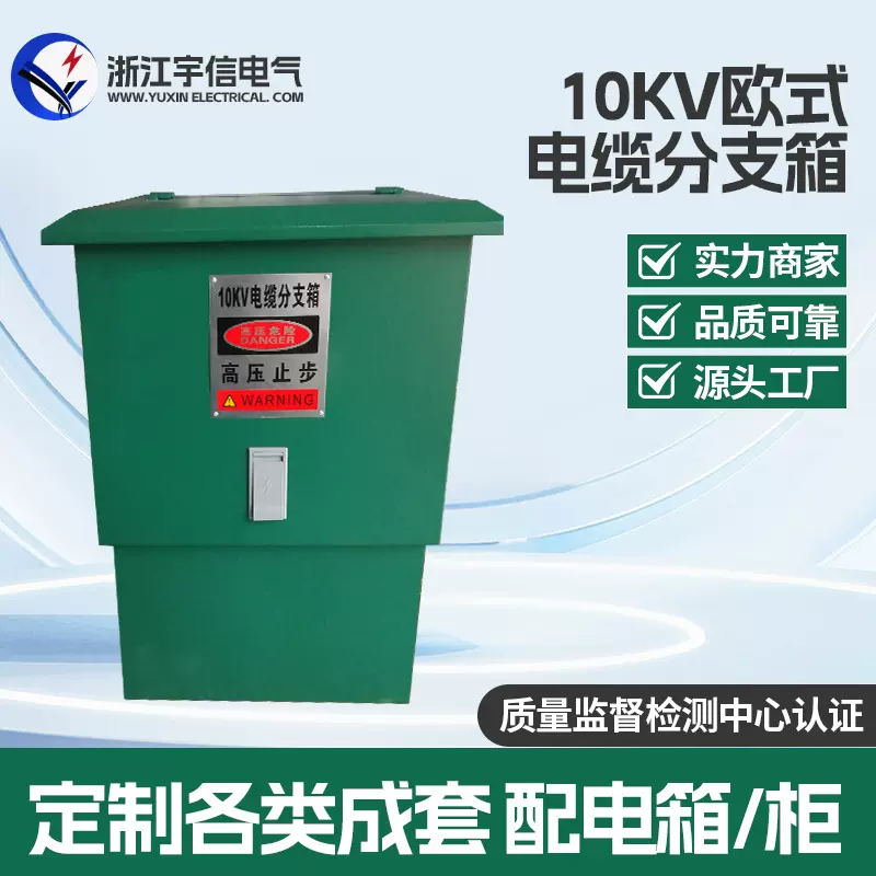 10KV-35KVDFW-12欧式电缆分支箱一进两出冷轧板外壳插拔高压