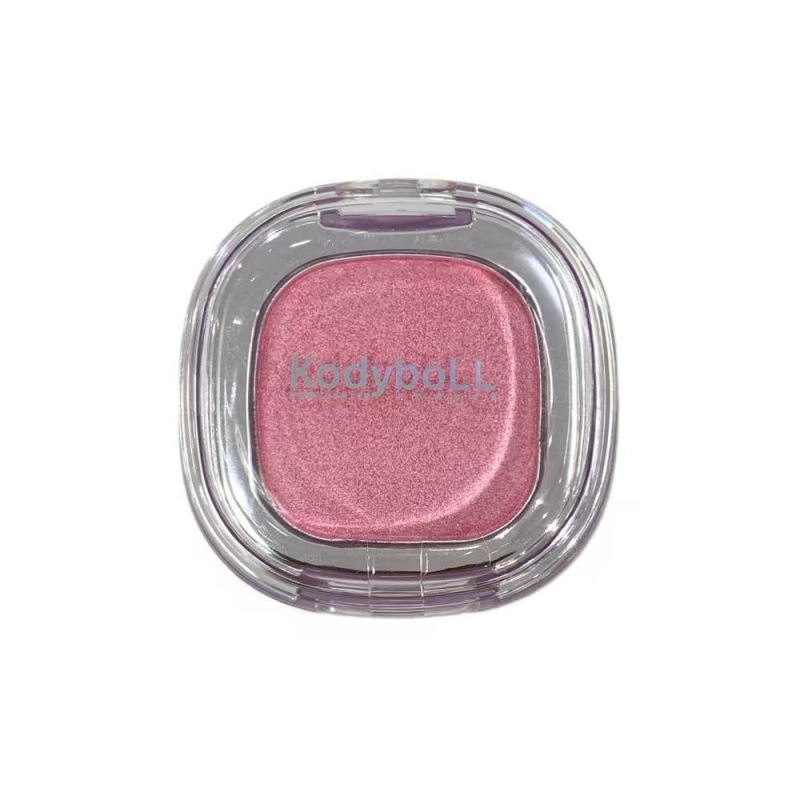 KodyboLL polvo de enfoque transparente de alto brillo fino y sedoso natural de alto brillo estereoscópico brillante de alto brillo blush doble uso