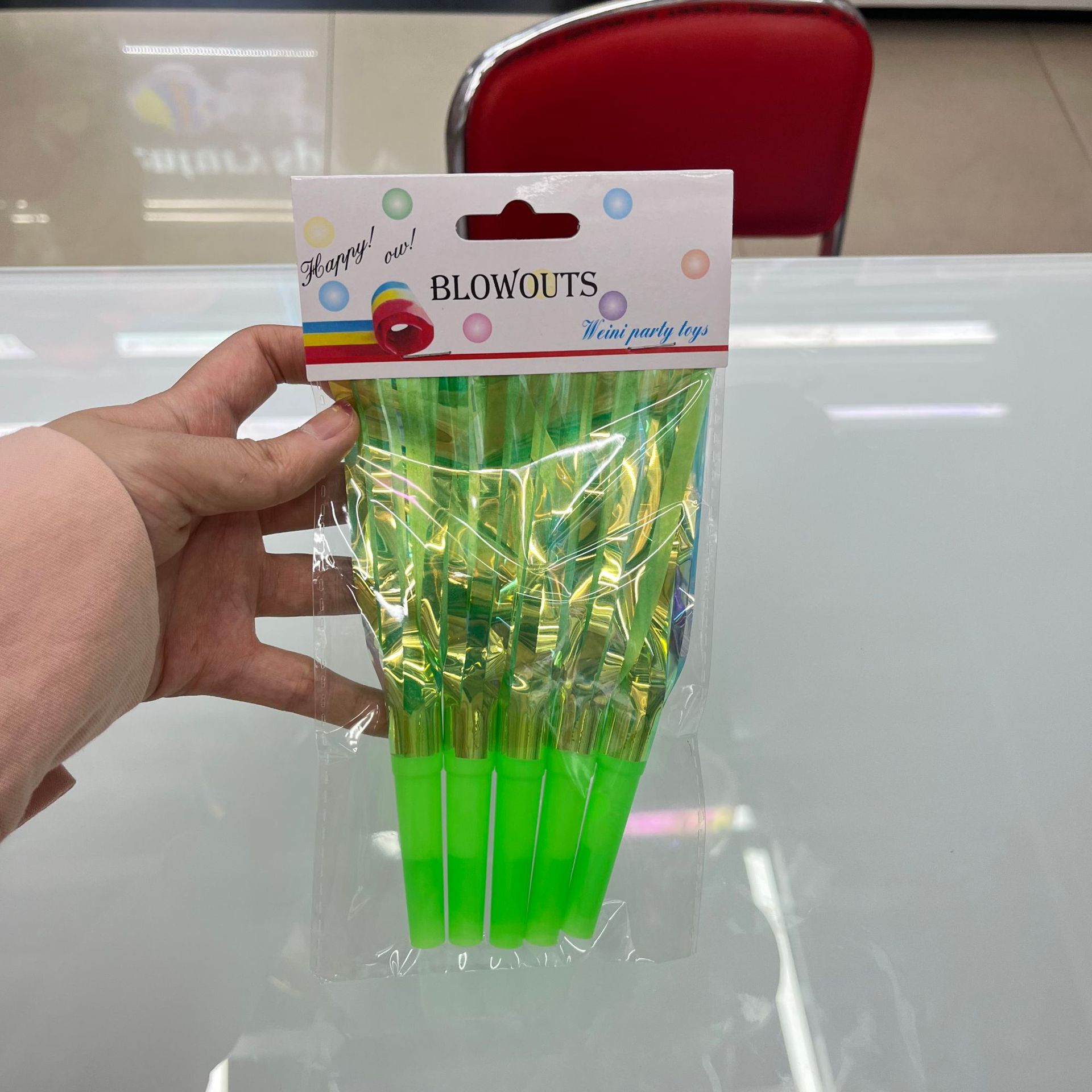6 paquetes de borlas de colores que soplan dragón silbato de juguete para niños suministros para fiestas navideñas accesorios de vítores lluvia que sopla dragón