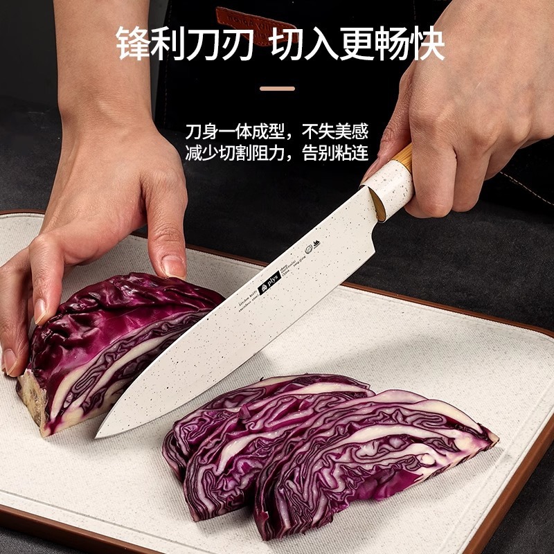 Cuchillo de acero inoxidable juego de regalo de cocina doméstica combinación de stock al por mayor cuchillo de hueso para bebés suplemento