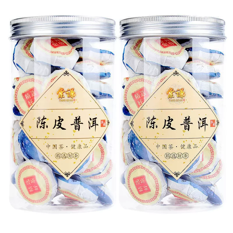 Чай Tangqian Xinwl Derrick Pu 'er Юньнань с древним деревом Pu 'er спелый чай для печенья 100g250g500g консервированный