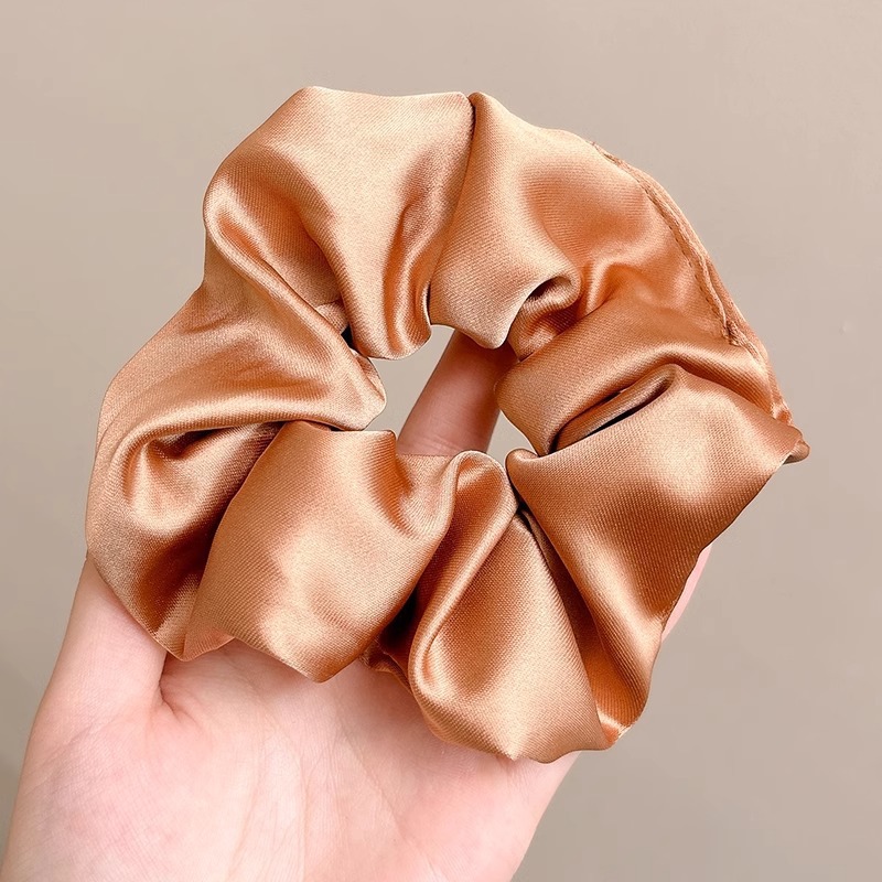 almohada de satén para dormir anillo de cabello de alto nivel coreano relleno de algodón cuerda de cabello bola de cabello