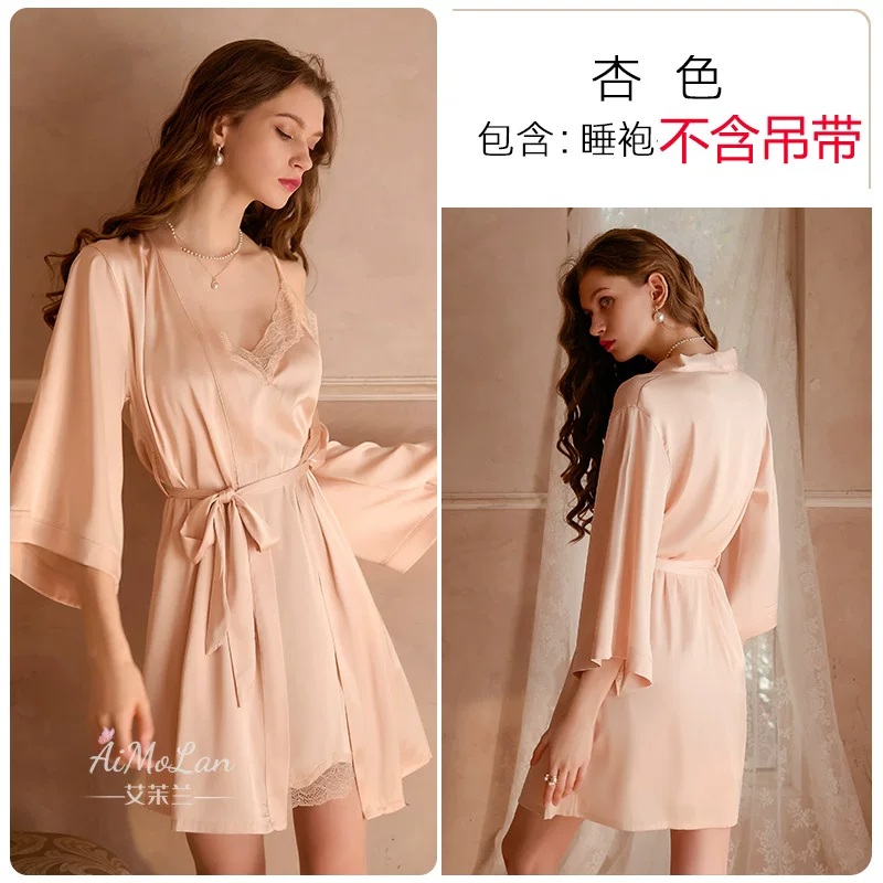 Meishilan bathrobe without suspension single -piece bathrobe 169