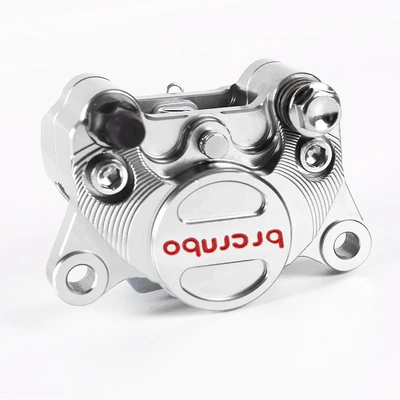 Domestic CNC dual-label small crab Other brake systems - dual-scale-crab-calipers-silver