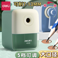 手で鉛筆削りをします。小学生専用の鉛筆削りは自動的に鉛子供削り器に入ります。
