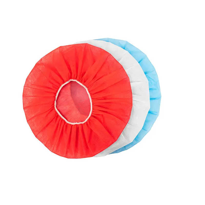 bouffantcap无纺布圆帽车间防尘防掉发头套PP无纺布帽车间专用