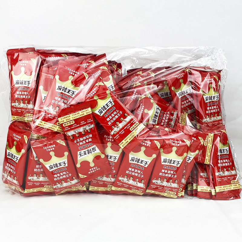 Spicy Stick Ma La Wang Zi Bulk Weighing 5 Pounds Wholesale Bulk Spicy and Hot, Slightly Spicy and Slightly Hot, Hunan Noodles made from Gluten