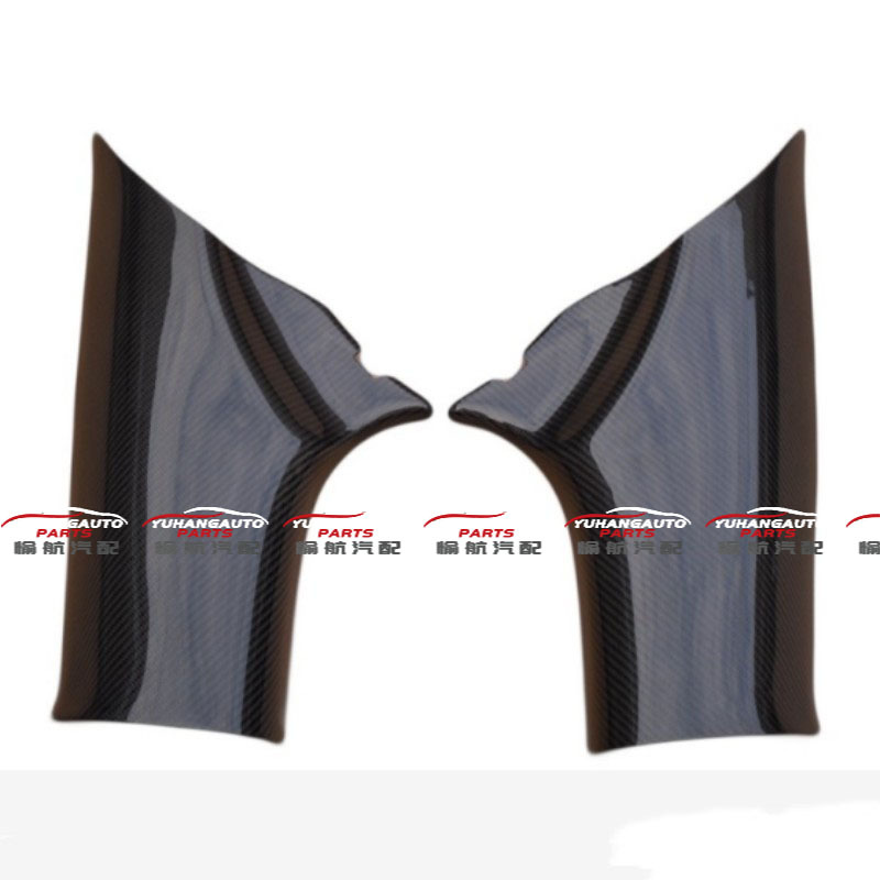 适用三菱EVO10翼神Evolution X碳纤维内饰改装保险带罩 A柱盖贴件
