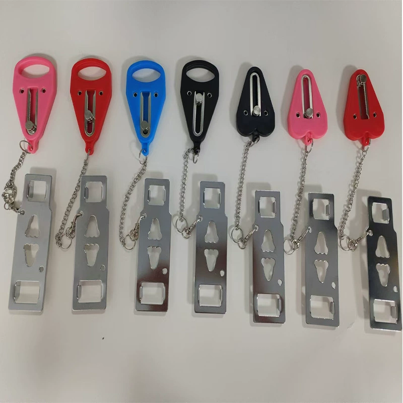 Недавно Модернизированный двуглавый портативный дверной замок портативный замок отель верхняя дверная Пробка дверная пробка