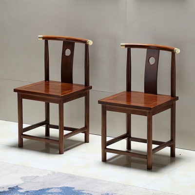 Wooden chairs solid wood chair To fake something antique solid wood Armchair Wai chair New Chinese style Office household Dining chair chair