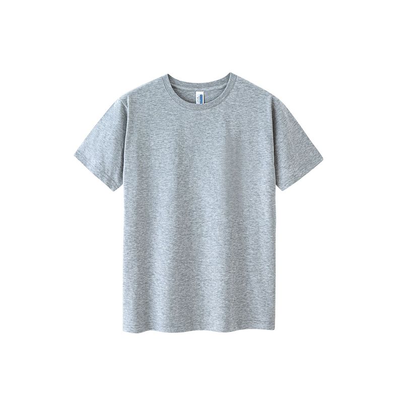 150g コーマ綿 純綿 丸首 半袖Tシャツ メンズ 無地 ゆったり トレンドブランド プリント 作業服|undefined