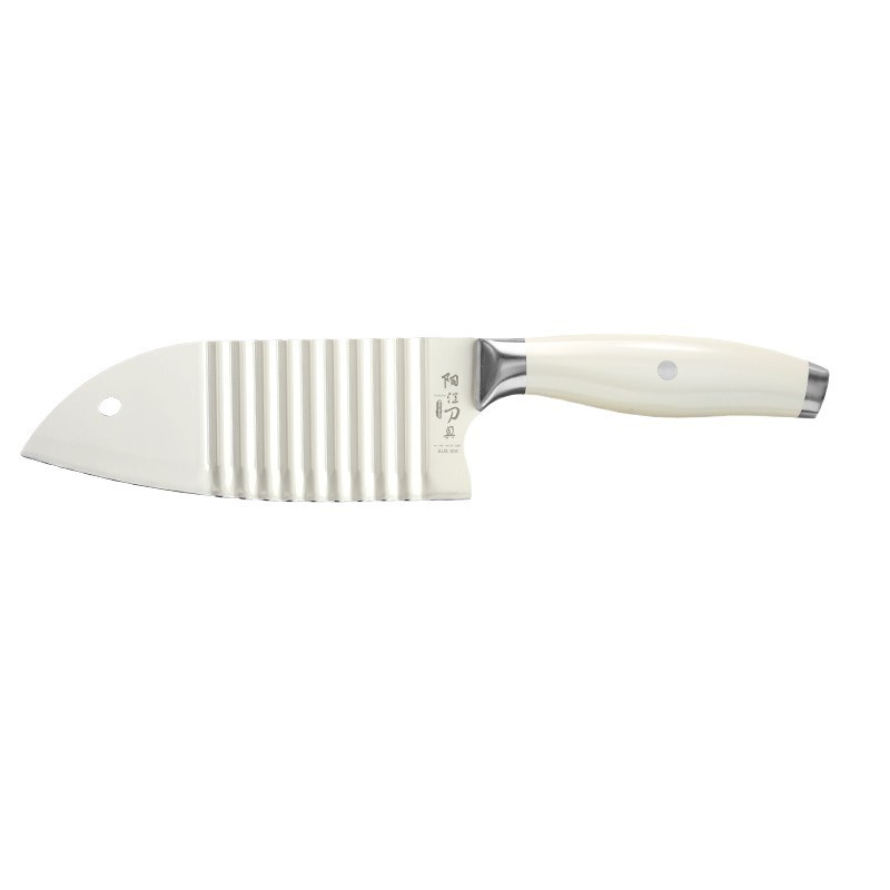 Cuchillo de papas fritas ondulado diente de lobo cuchillo de patata multifuncional de corte de acero inoxidable conjunto de ondas cuchillo de cocina para cortar verduras