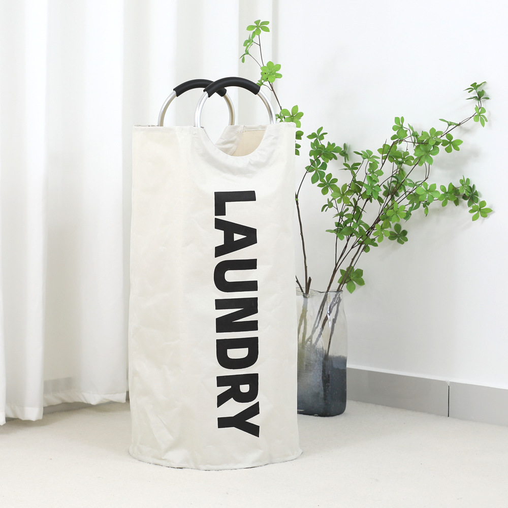 Cesta de almacenamiento de bolsas de ropa sucia de tela plegable baño barril de ropa sucia tela oxford a prueba de agua bolsa de almacenamiento de compras transfronterizas