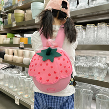 秋冬新款儿童蘑菇头可爱3-6岁幼儿园双肩背包大容量儿童 出游轻便