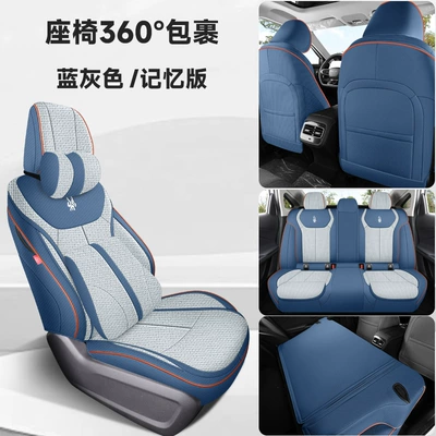 Four Seasons Pad cover is fully surrounded by - blue-gray-memory-foam-version-mwg-made-airize-8