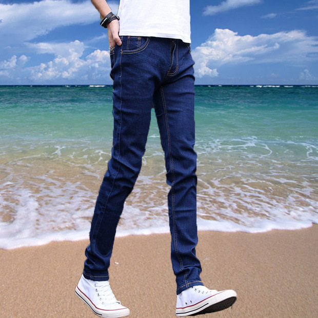 Men's Slim Fit Skinny Jeans Casual Stretch Pants Spring Autumn Korean Style Youth Trendy Cheap Wholesale Men's Slim Fit Skinny Jeans Casual Stretch Pants Spring Autumn Korean Style Youth Trendy Cheap Wholesale