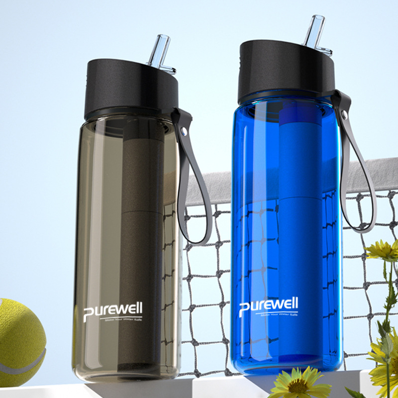 Fábrica transfronteriza de agua caliente al aire libre taza de purificación de agua camping filtro de agua hervidor de purificación de agua suministros al aire libre suministros de supervivencia al aire libre