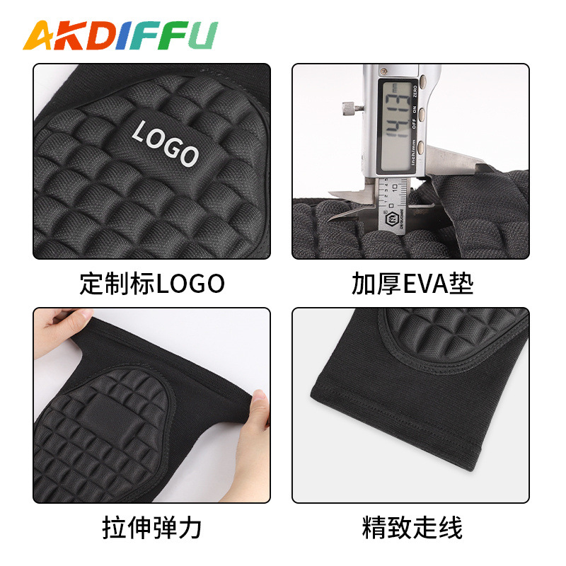 Fabricantes de rodilleras deportivas al por mayor rodilleras deportivas arrodilladas, rodilleras de punto, rodilleras de esponja de punto, cubierta de rodilleras de voleibol anticolisión transpirable