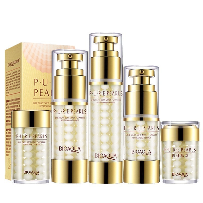 Loción Facial Hidratante de Extracto de Perla