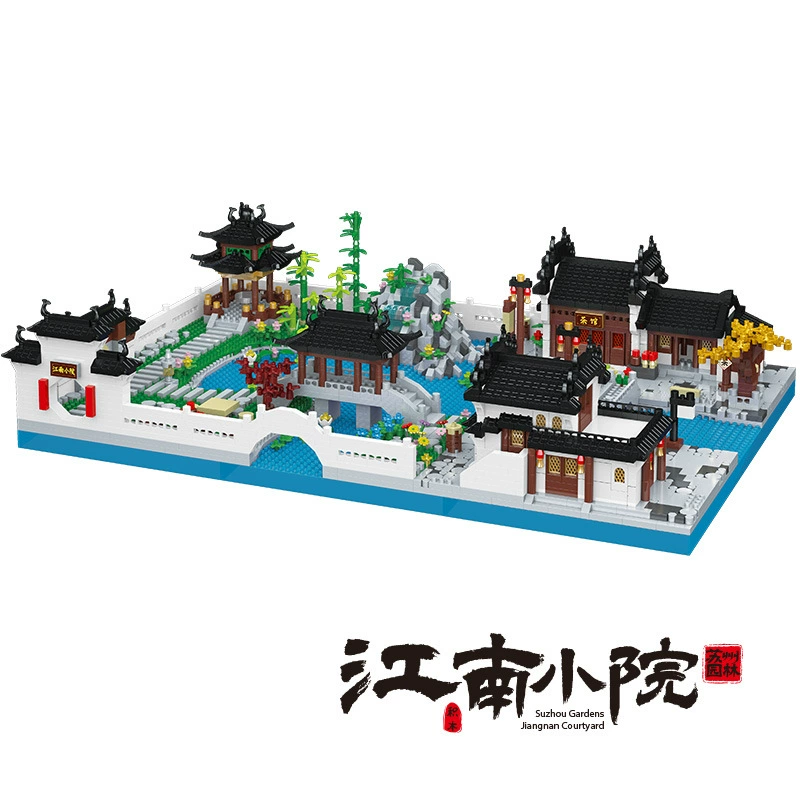 Набор строительных блоков Huanghelou, совместимый с Lego, разные количества деталей (1288–4222 шт.)