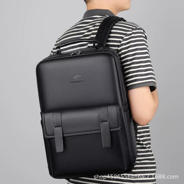 Fashion men's backpack computer bag business leisure travel backpack college students multi-functional school bag large capacity