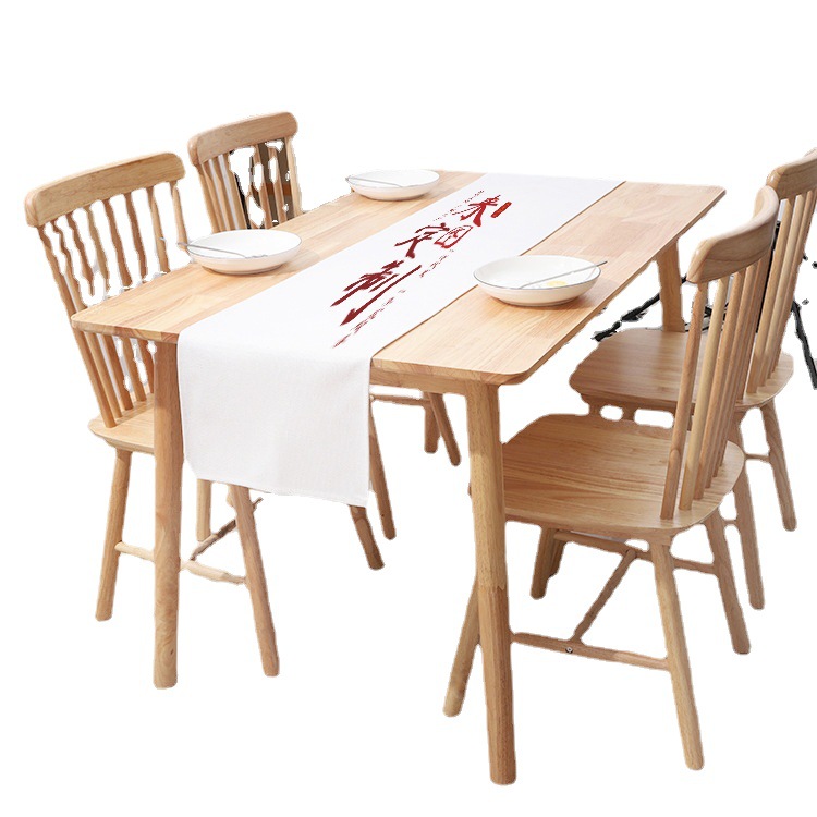 190 gramos de tela de mesa de comedor de ángulo plano personalizada tela de perla de lino decoración de tela de mesa de té decoración xqds0333a image 6