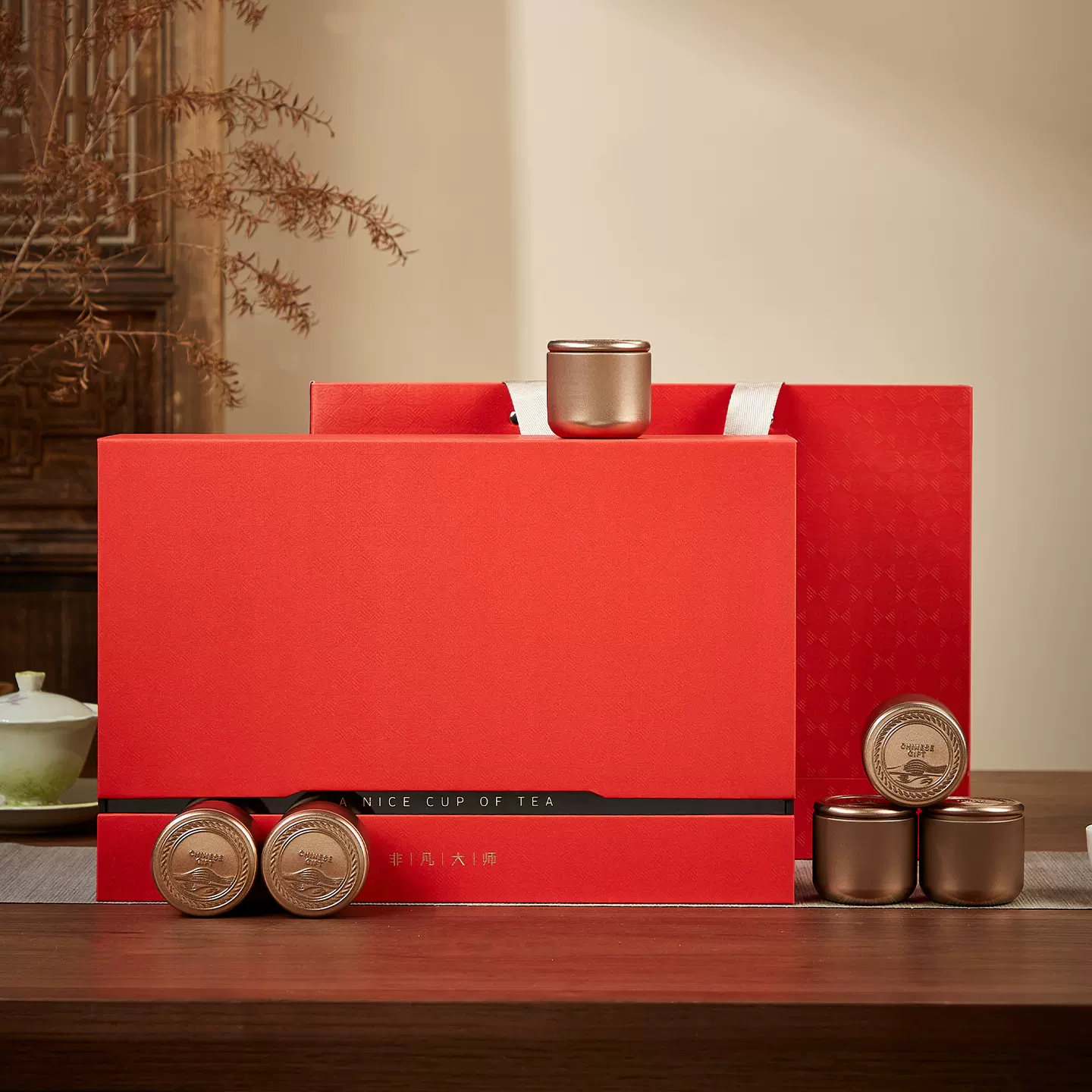 茶叶礼盒包装空盒小罐茶礼盒碎银子金骏眉正山小种红茶叶礼品盒子