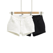 25夏季新款女美式辣妹风性感低腰热裤一粒扣丰胯休闲翘臀牛仔短裤