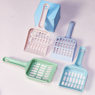 Cat litter Shovel pinkycolor Hollow grid clean Pooper scooper Shatterproof durable Pets clean Supplies Cat sand shovel
