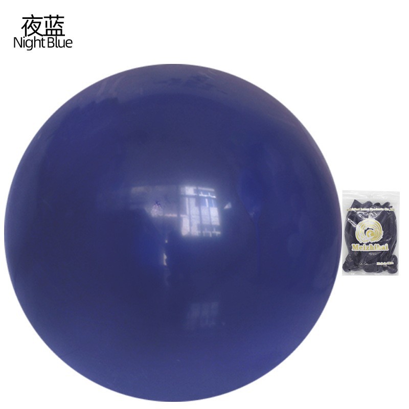 Globos de látex mate personalizados de 36 pulgadas en el mercado nocturno para vender puestos engrosados redondos, decoración de bolas, fiesta de cumpleaños al por mayor