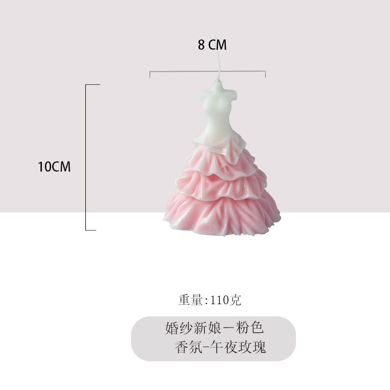 Ventas transfronterizas de novia dulce velas aromáticas modelado velas hechas a mano decoración al por mayor adornos de San Valentín