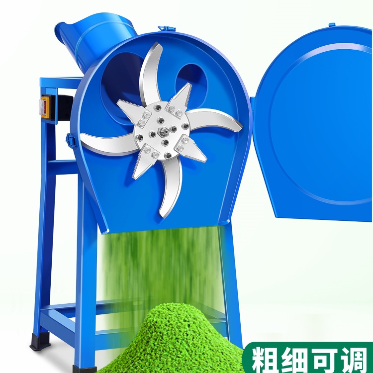 厂价铡草机秸秆粉碎机鸡鸭牛碎草机养殖切草机小型猪草切碎机家用