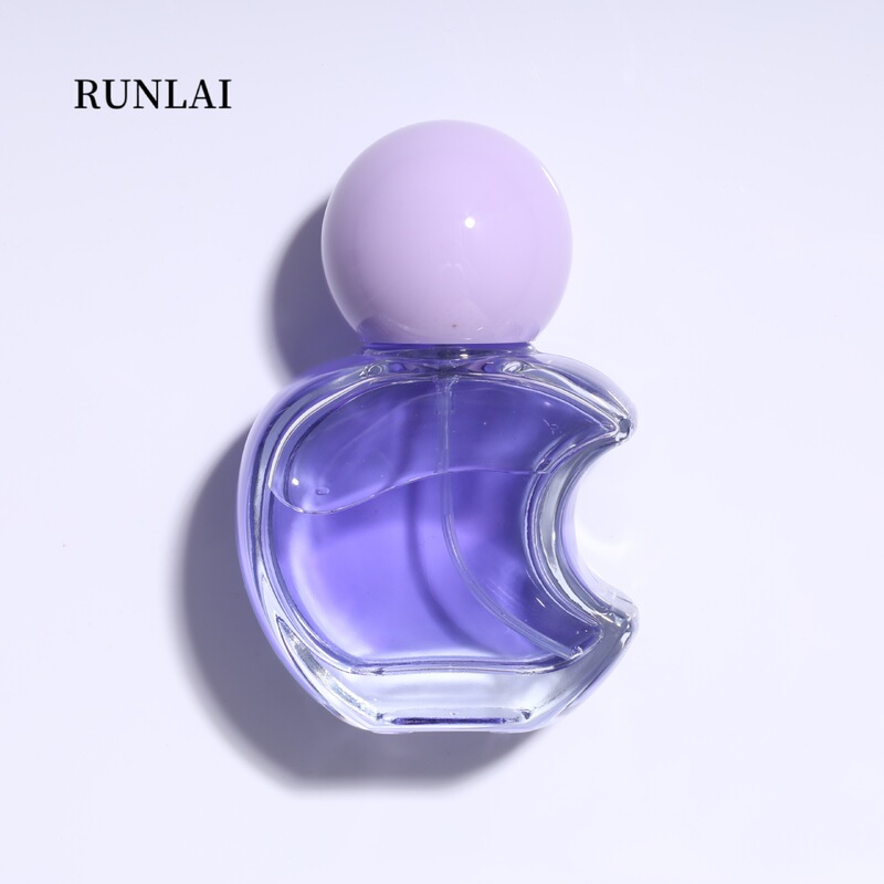 厂家高档异形螺口玻璃香水分装瓶配塑料盖子高颜值perfume bottle|undefined