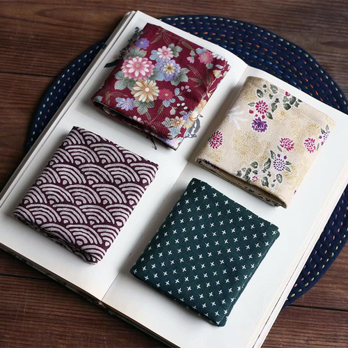 33 colors pure cotton tea towel square Japanese style clean square small fresh cotton gauze handkerchief Kung Fu tea set coaster accessories