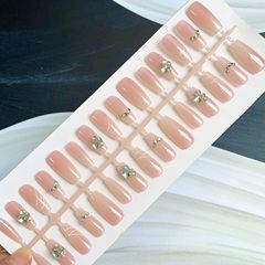 新款舒適30片手工穿戴甲全S碼高級感百搭顯白可拆卸成品甲片