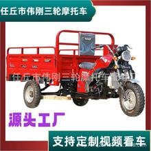 非洲热卖三轮燃油摩托车货运农用自卸翻斗车汽油摩托车载重王