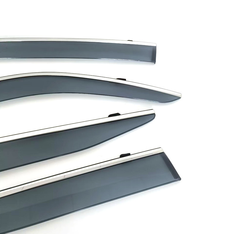 Toyota 2023 Land Cruiser LC300 Rain Guards, Electroplated/Stainless Trim