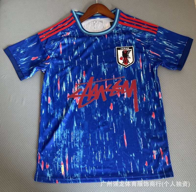 Stussy斯图西球衣弗拉门戈国米意大利纪念版葡萄牙日本短袖足球服|undefined
