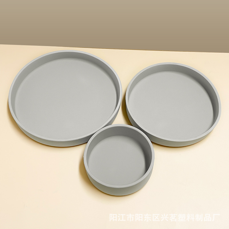 Juego de vajilla de silicona de grado alimenticio para niños, tazón para alimentos complementarios, plato para frutas, hervible, venta caliente en Amazon