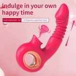 成人情趣性用品加温伸缩棒吸吮器女用自慰器具按摩棒厂家外贸批发