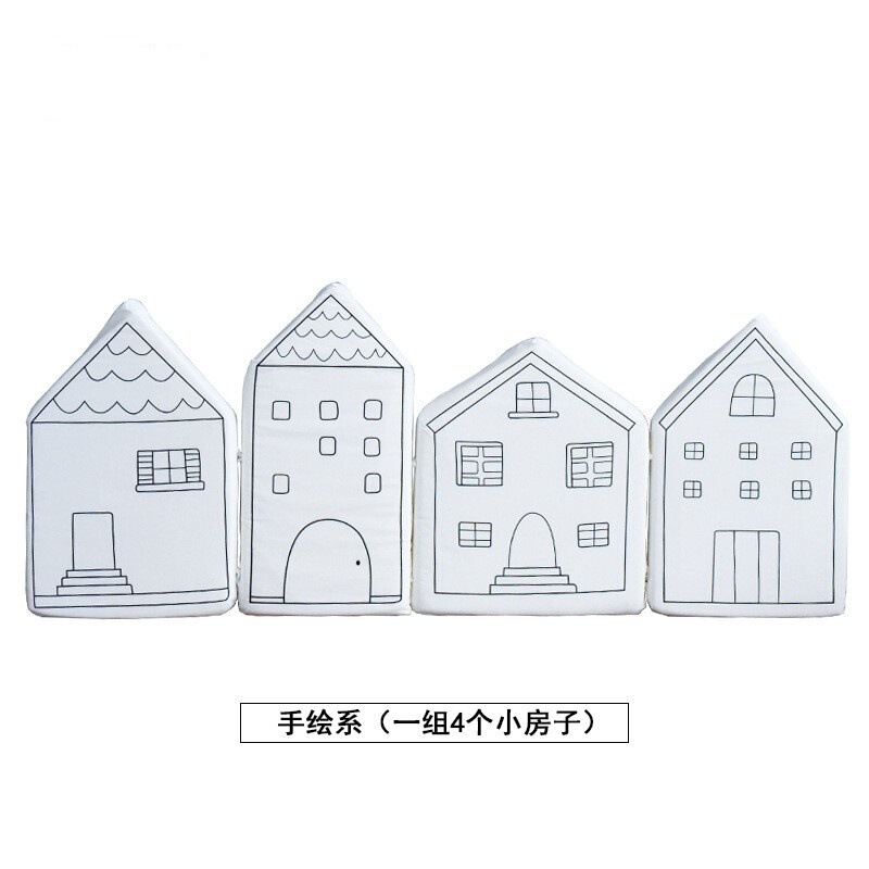 Ins赤ちゃんの衝突防止の小さい家のベッドの周りの超柔らかい赤ちゃんの赤ちゃんの絨毯のベビーベッドの柔らかい包みは子供の部屋の漫画の囲いを飾ります。|undefined